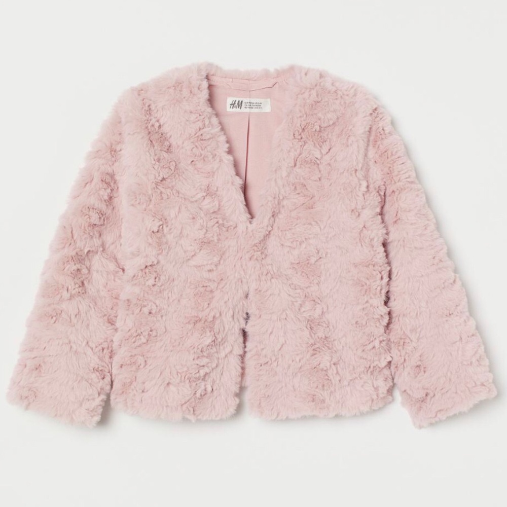 H&MGirls Faux Fur Jacket